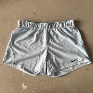 Nike Dri-Fit Running Shorts Women's Size Medium Gray Workout Athletic Bottoms